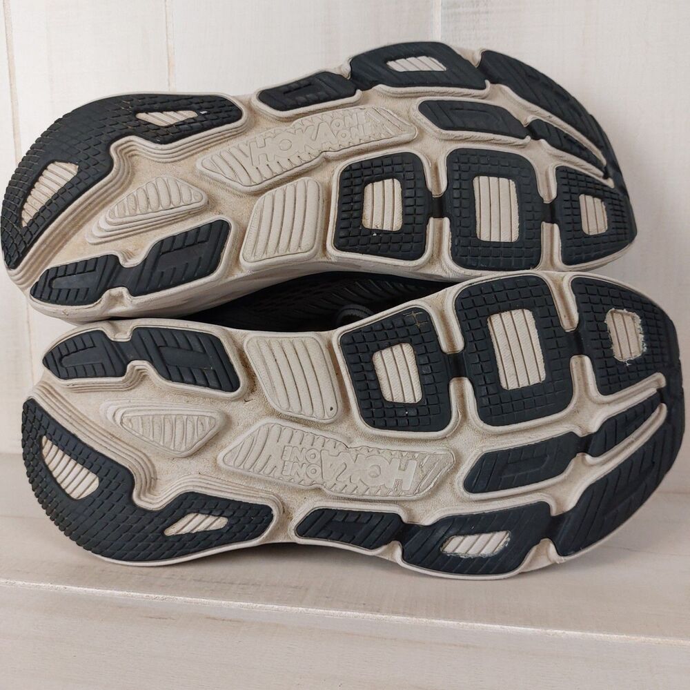 Hoka One One Bondi 7 Running Shoes Men’s Size 9.5 Wild Dove Gray Cushion - Picture 7 of 8